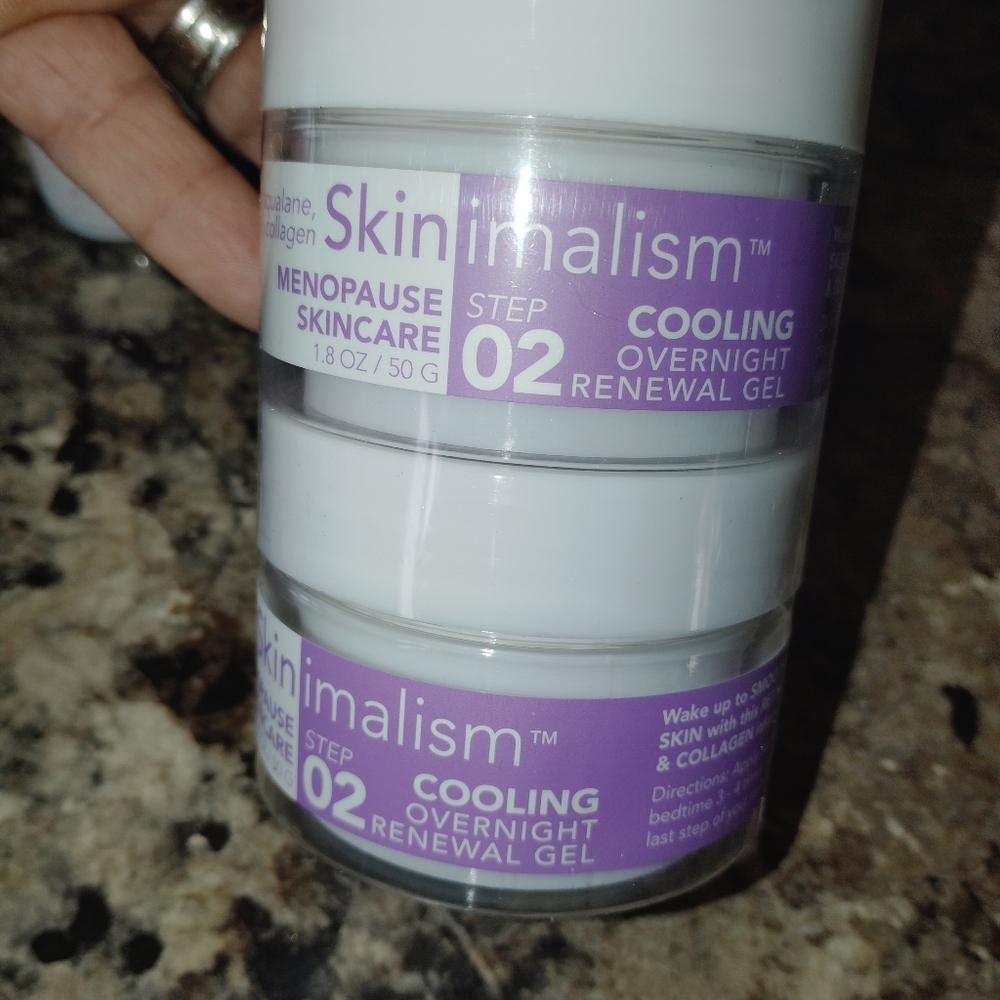 Menopause Skin Care Step 1 Menopause Hydro Cooling Mist And Overnight Renewal Ge - Picture 3 of 4